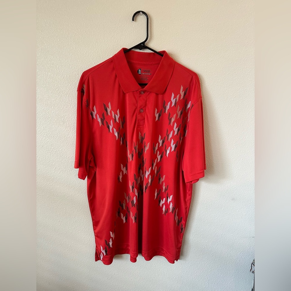 Mens XXL IZOD XFG 100% polyester golf polo